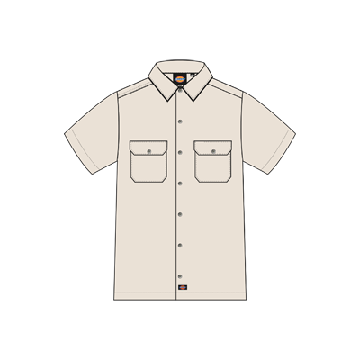 Chemise de travail SS Rec