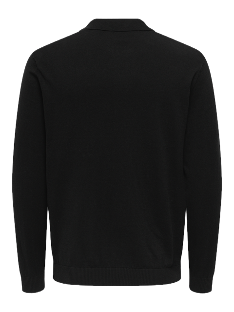 Loui Reg 12 LS Mel Polo Knit