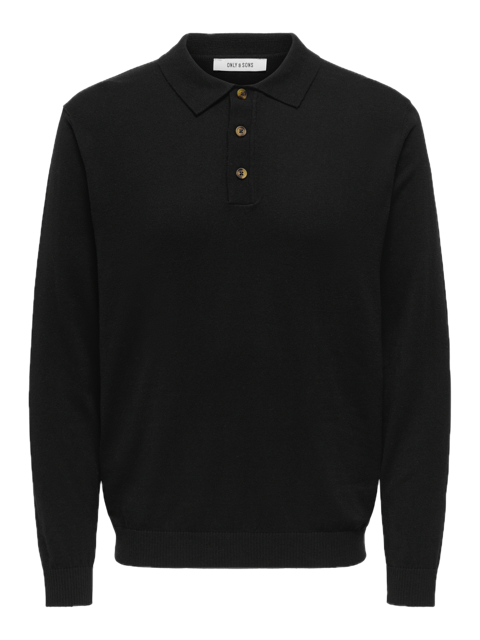 Loui Reg 12 LS Mel Polo Knit