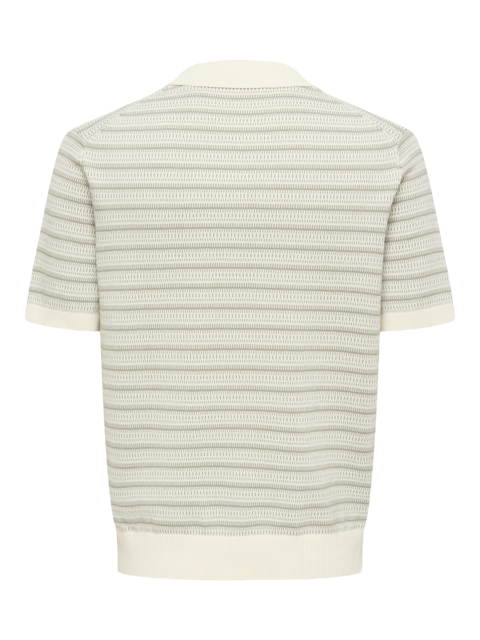 Tilo Life Reg SS Split Neck Knit