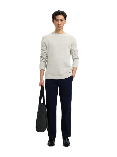 Dane LS Knit Structure Crew