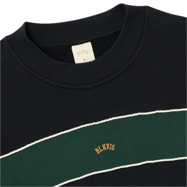 Blkvis Script Colorblock Sweater