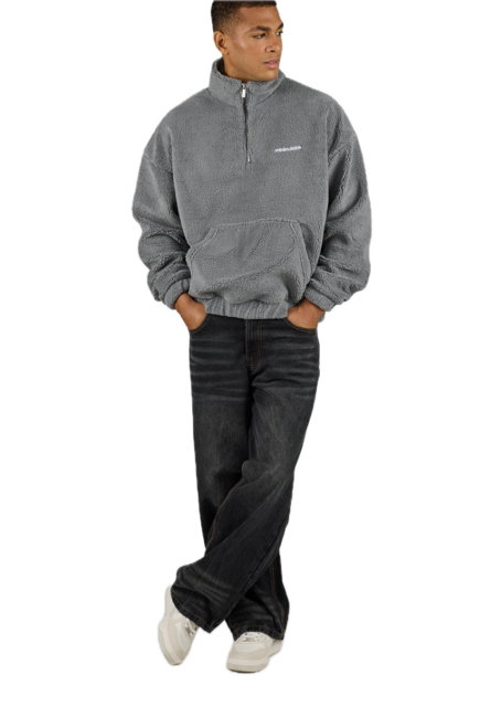 Puka Teddy Half Zip Sweat
