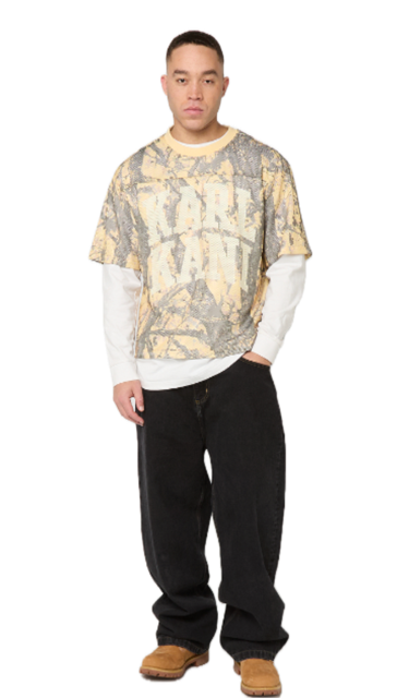 Heritage Wood Camo Mesh Boxy Jersey