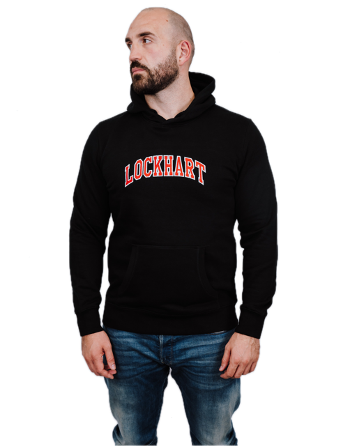 Hoodie "Bent" gestickt schwarz