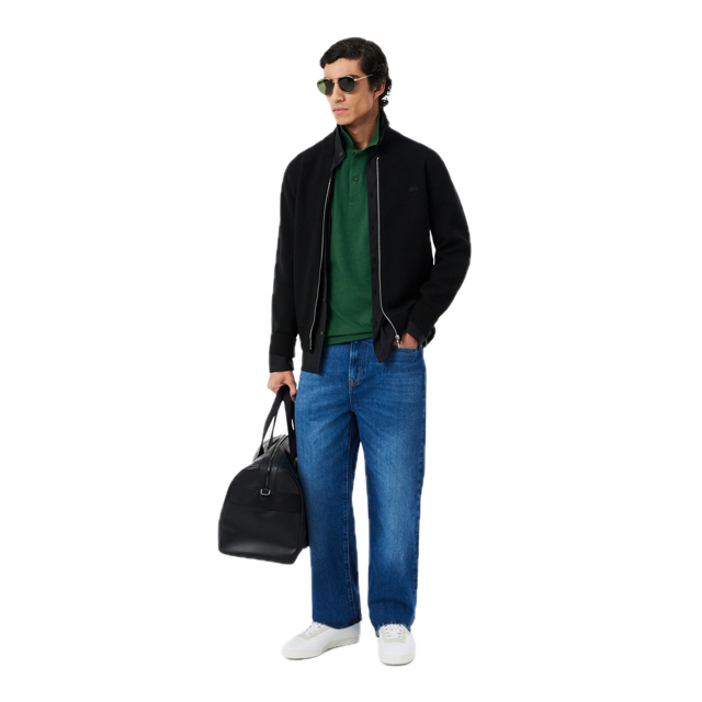 Ribbed Collar Polo DH5522