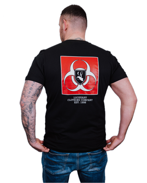 T-Shirt "Hazard" schwarz