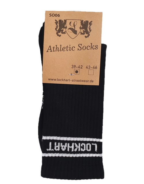 Athletic Socks "Momo" schwarz