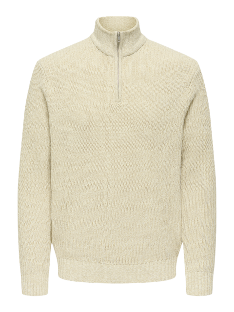 Join Reg LS High Neck Knit Camp