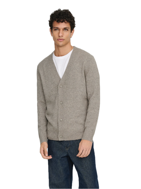 Ray Reg LS Cardigan Knit