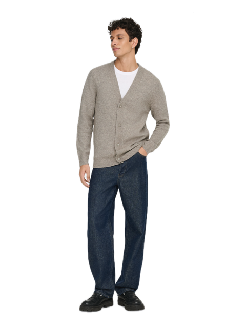 Ray Reg LS Cardigan Knit