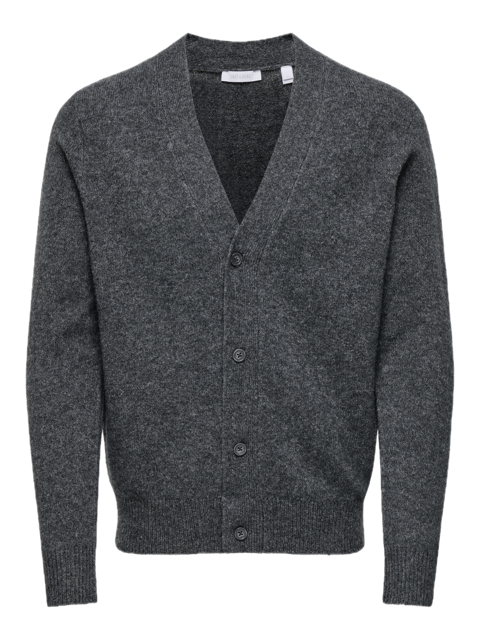 Ray Reg LS Cardigan Knit