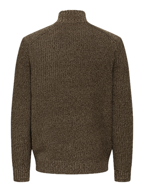 Join Reg LS High Neck Knit Camp