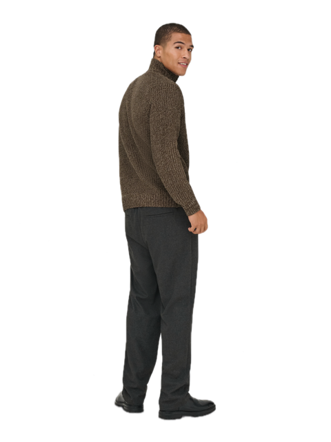 Join Reg LS High Neck Knit Camp