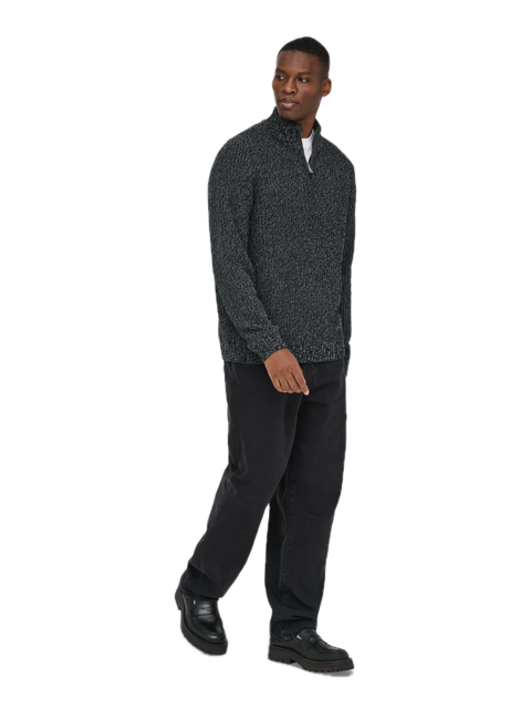 Join Reg LS High Neck Knit Camp