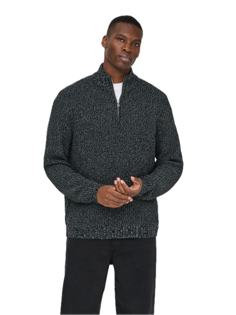 Join Reg LS High Neck Knit Camp