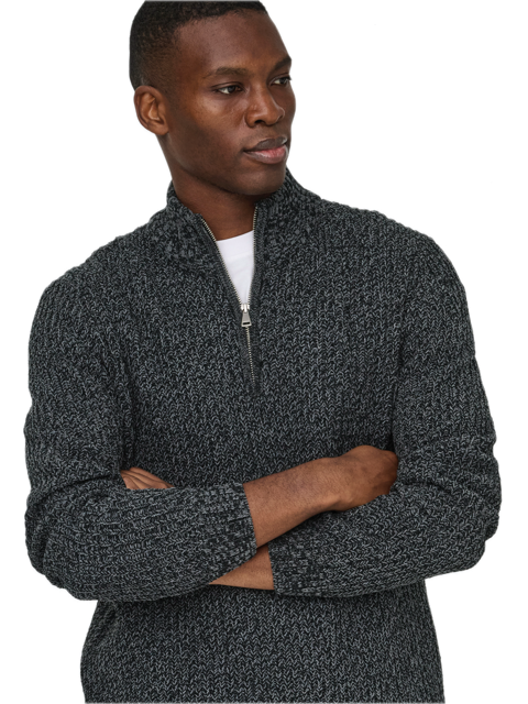 Join Reg LS High Neck Knit Camp