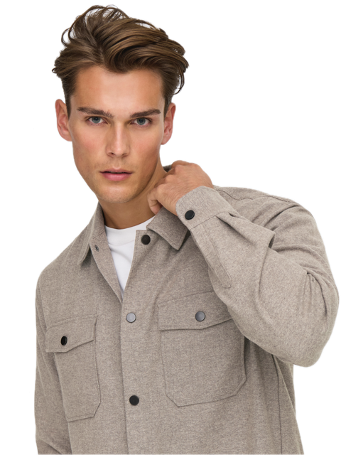 Mark Brushed 0353 Overshirt