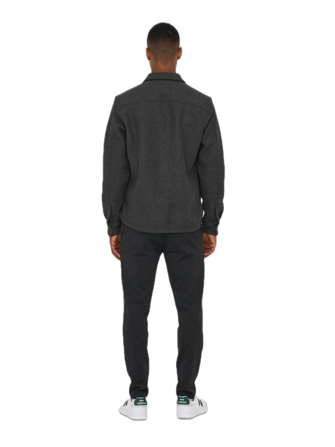 Ash OVR Woolen Look PKT LS Shirt