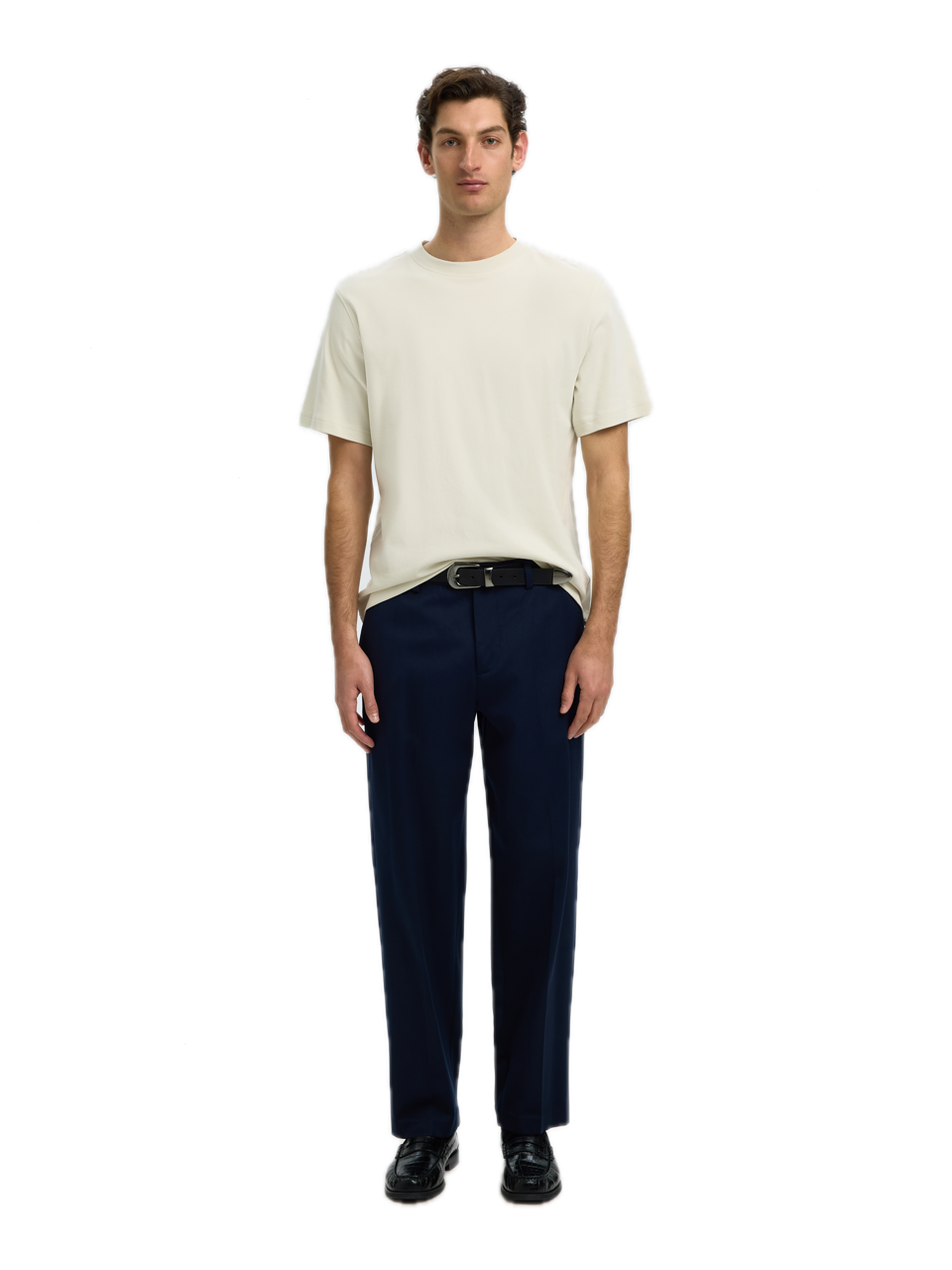 Taj Mid WGT Peach SS O Neck