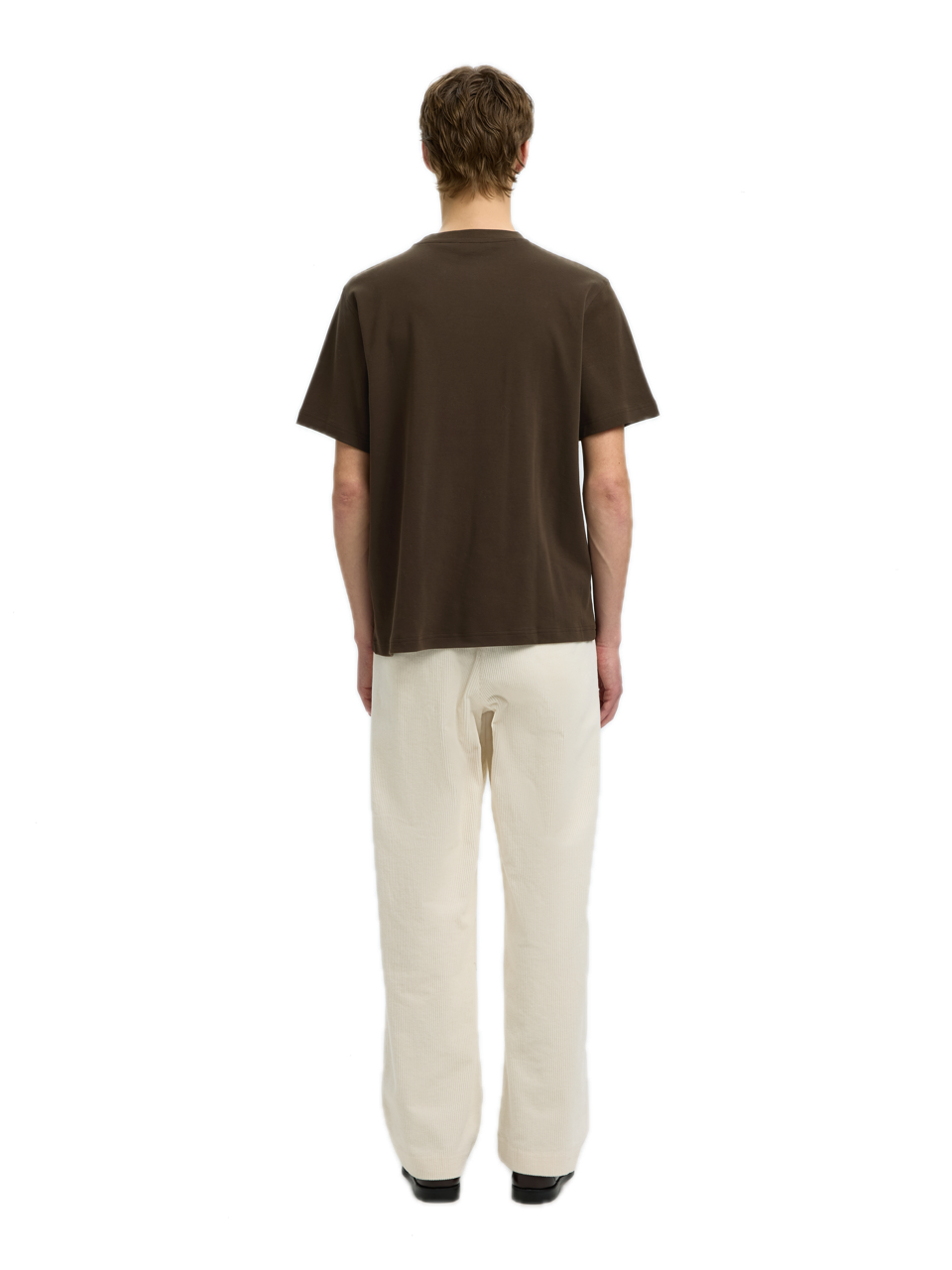 Taj Mid WGT Peach SS O Neck