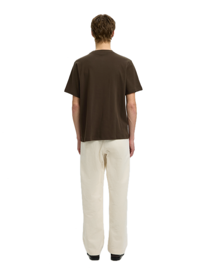 Taj Mid WGT Peach SS O Neck