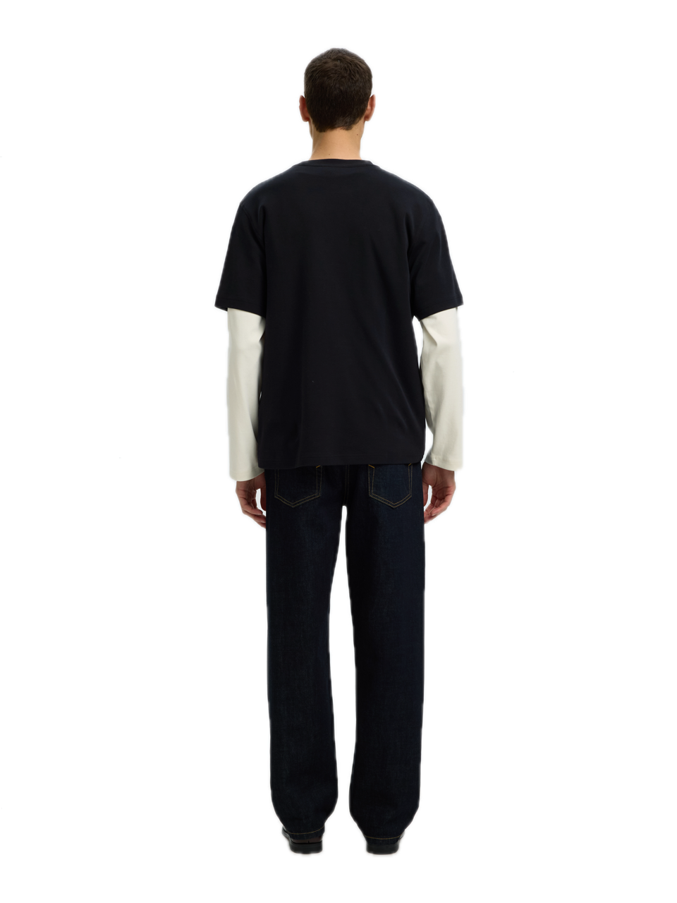 Taj Mid WGT Peach SS O Neck