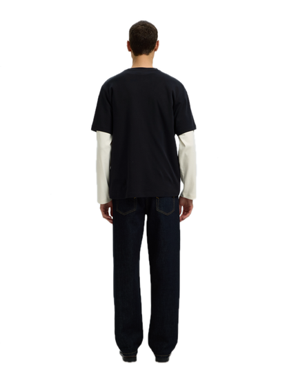 Taj Mid WGT Peach SS O Neck