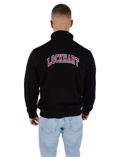 Full Zip Sweat Jacke "Bent" schwarz