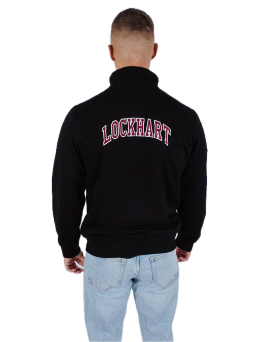 Full Zip Sweat Jacke "Bent" schwarz