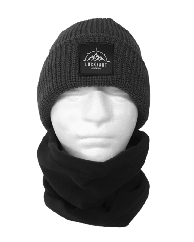 ADVENTURE Fleece Schlauchschal schwarz