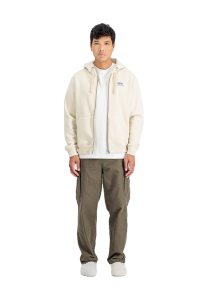 Sweat à capuche zippé basique SL