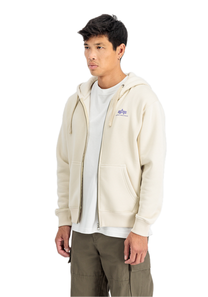 Sweat à capuche zippé basique SL