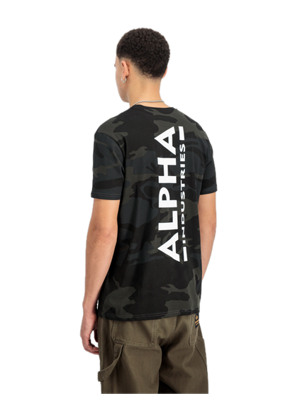 Imprimé au dos T Camo