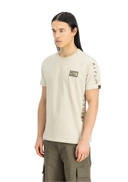 T-shirt à manches camouflage