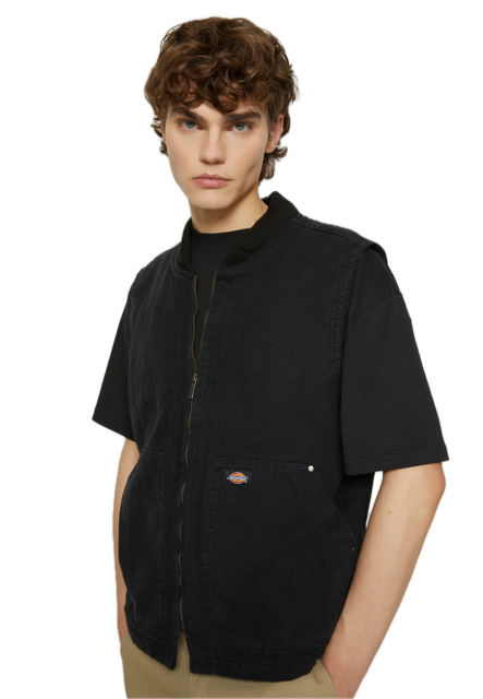 Gilet en toile matelassée