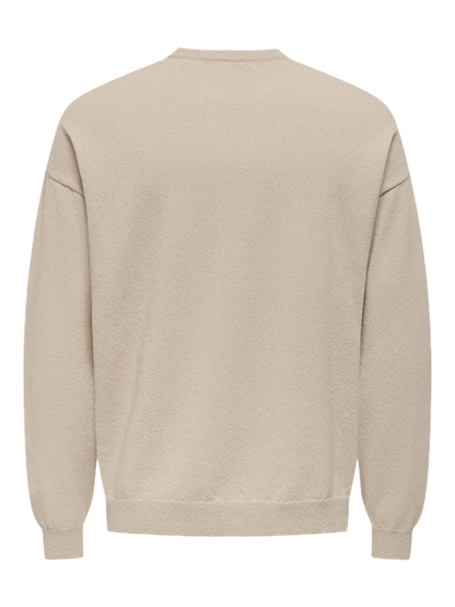 Job RLX LS Boucle Crew Knit