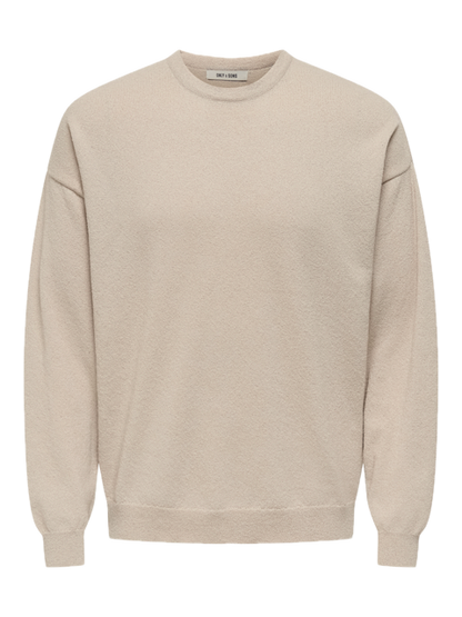 Job RLX LS Boucle Crew Knit