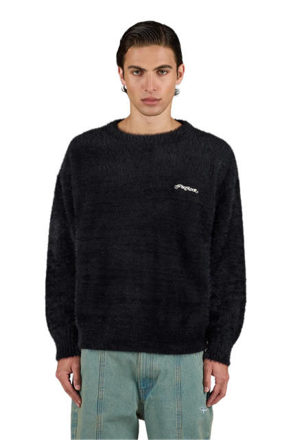 Vernen Furry Knit Sweater