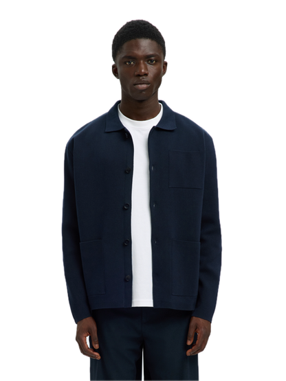 Mike Light Relaxed Polo Cardigan