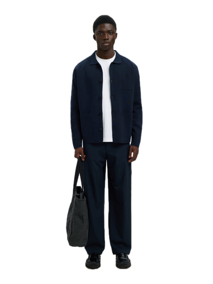 Mike Light Relaxed Polo Cardigan