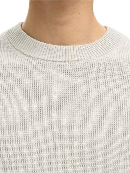 Dane LS Knit Structure Crew