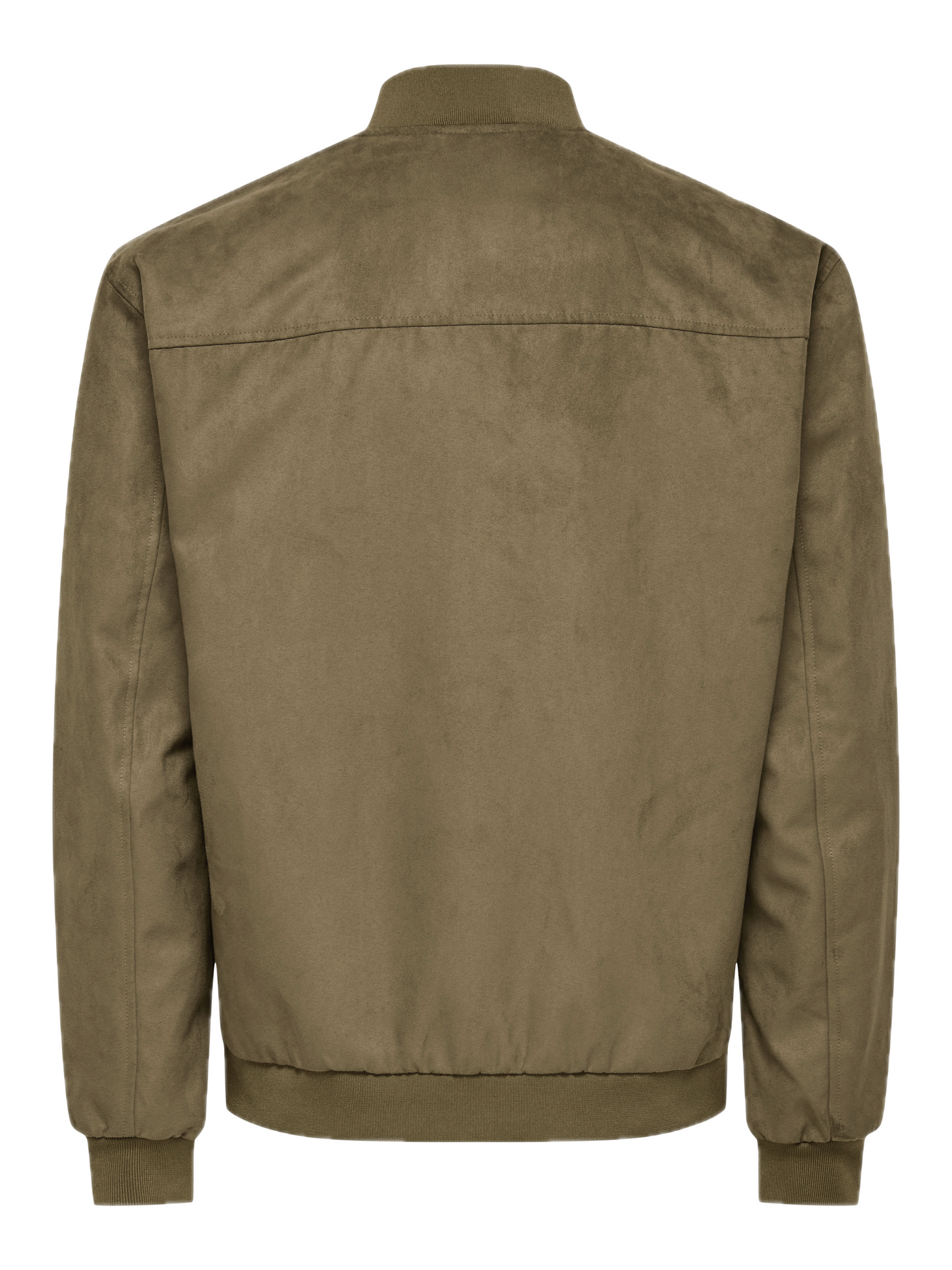 Lucas Fake Suede Bomber