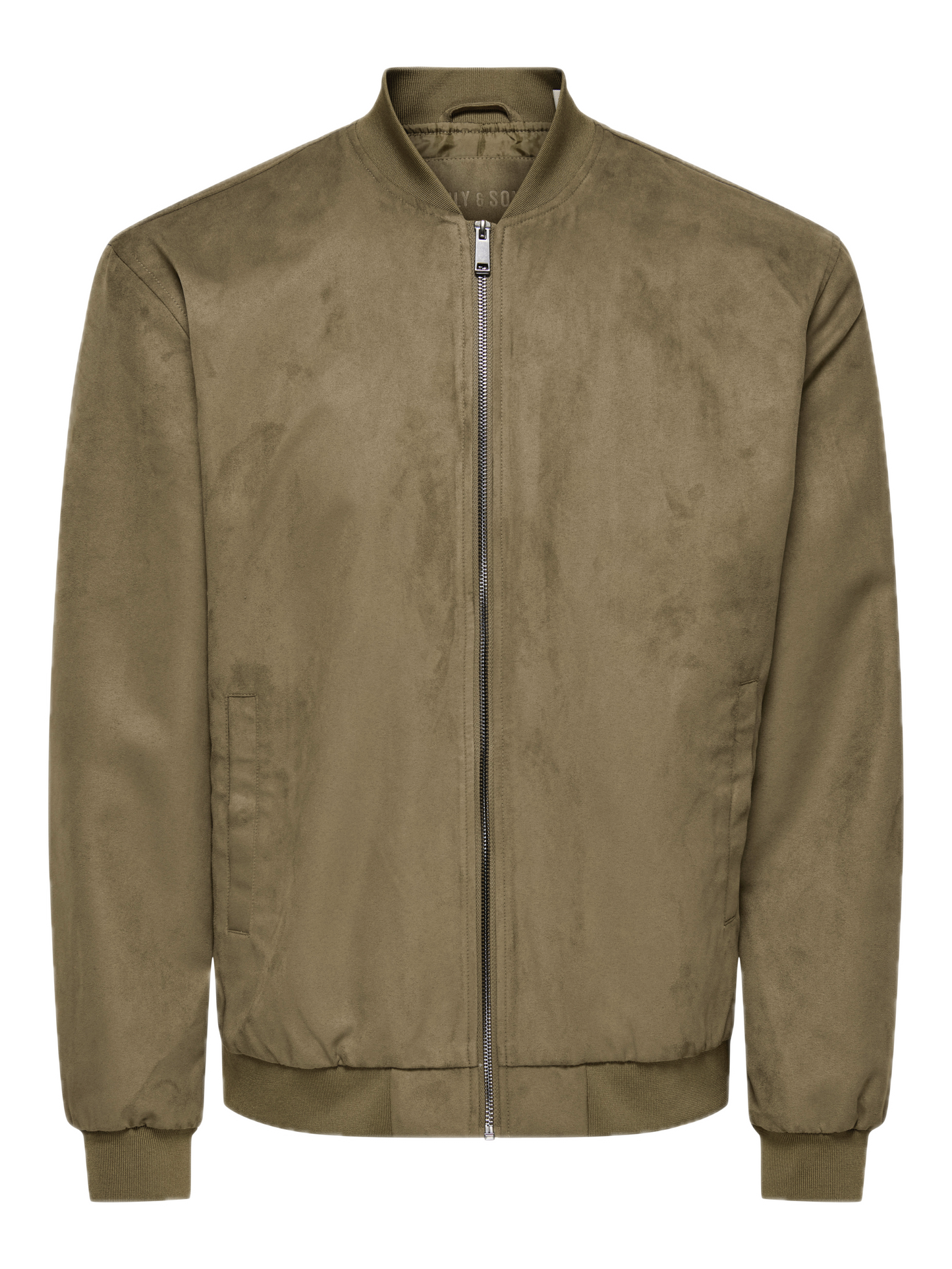 Lucas Fake Suede Bomber