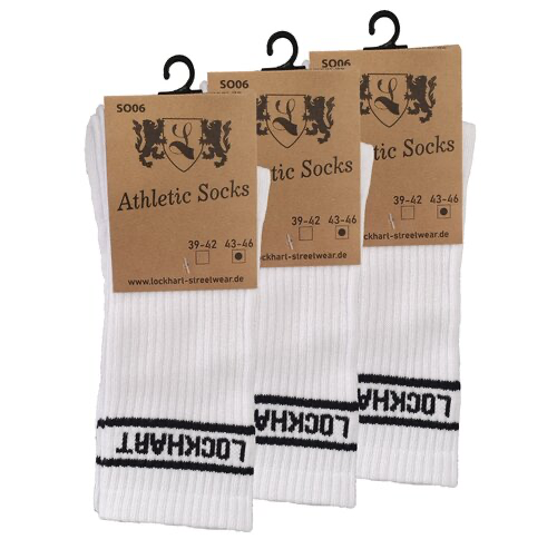 Athletic Socks "Momo" weiß 3er Pack