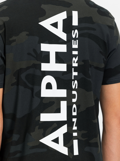 Imprimé au dos T Camo