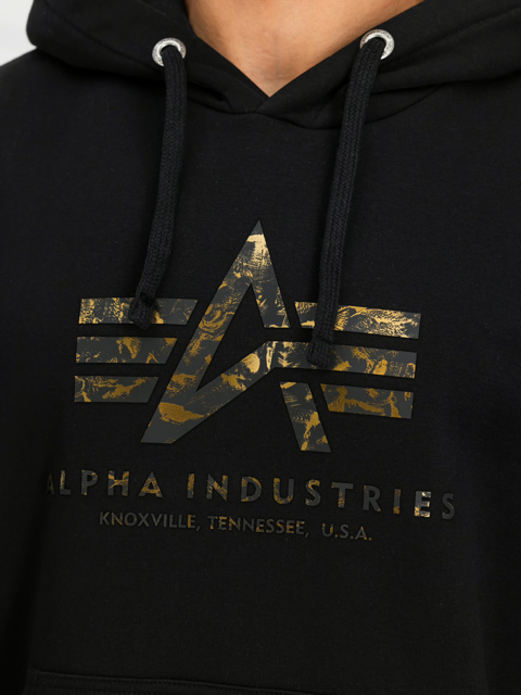 Basic Hoodie BL Effect Print