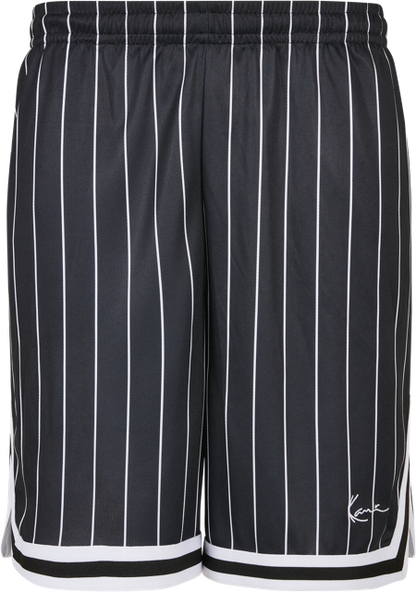 Pinstripe Mesh Short