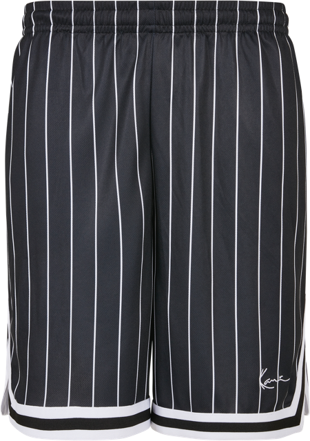 Short en maille à fines rayures