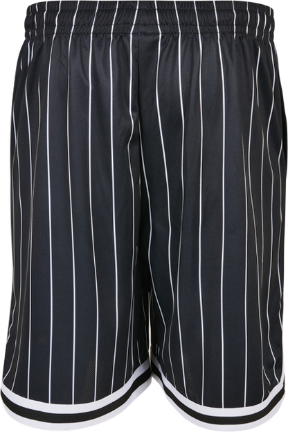 Pinstripe Mesh Short